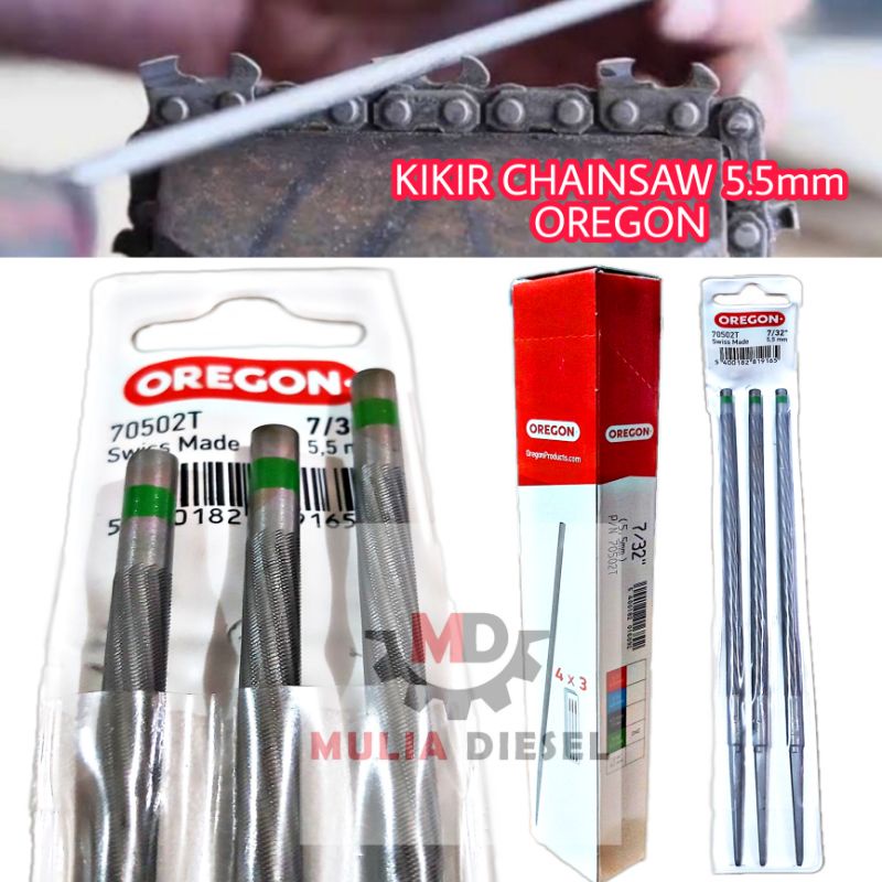 [1 PC] Kikir Bulat Bundar Chainsaw Potong Kecil Mini 5.5mm 7/32inci OREGON HARGA 1 PC