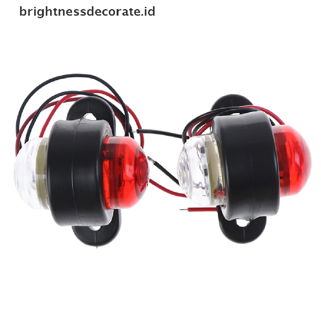 Lampu Led Penanda Sisi Ganda Warna Putih Merah Untuk Mobil Truk Trailer Lorry Caravan