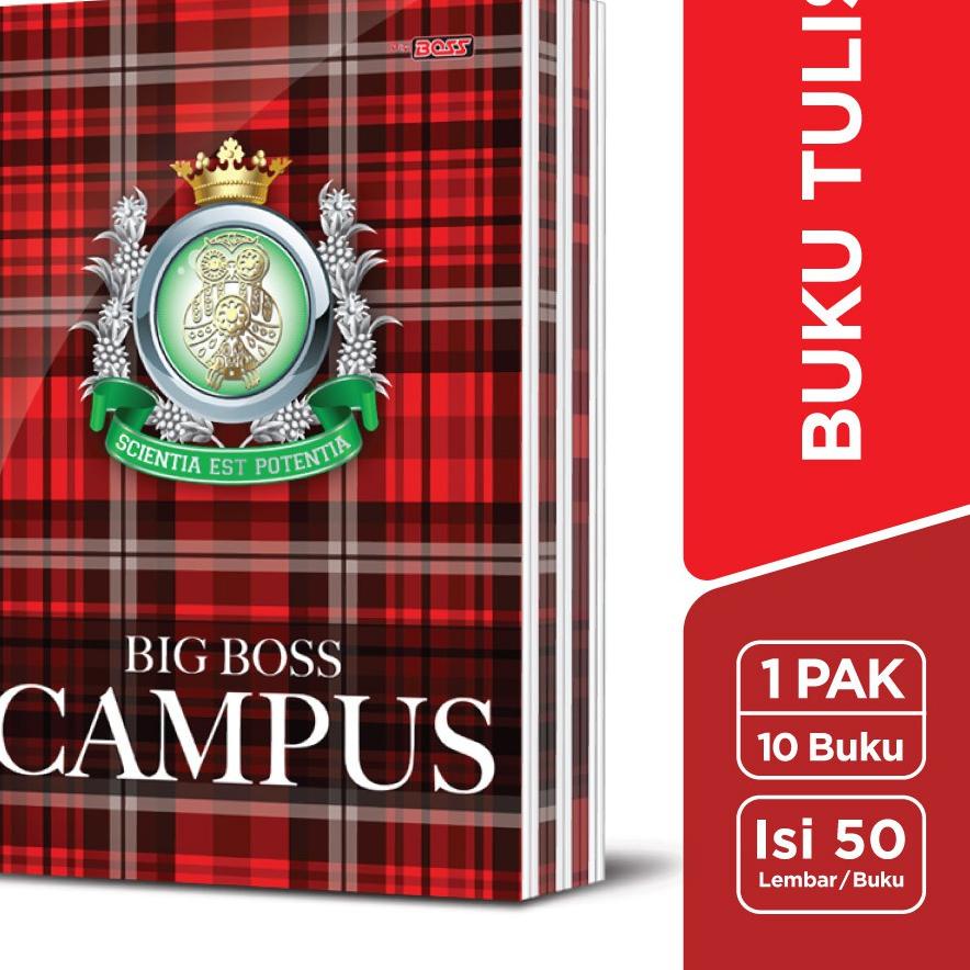 

Kekinian - PACK BUKU TULIS BIG BOSS CAMPUS 50 LEMBAR