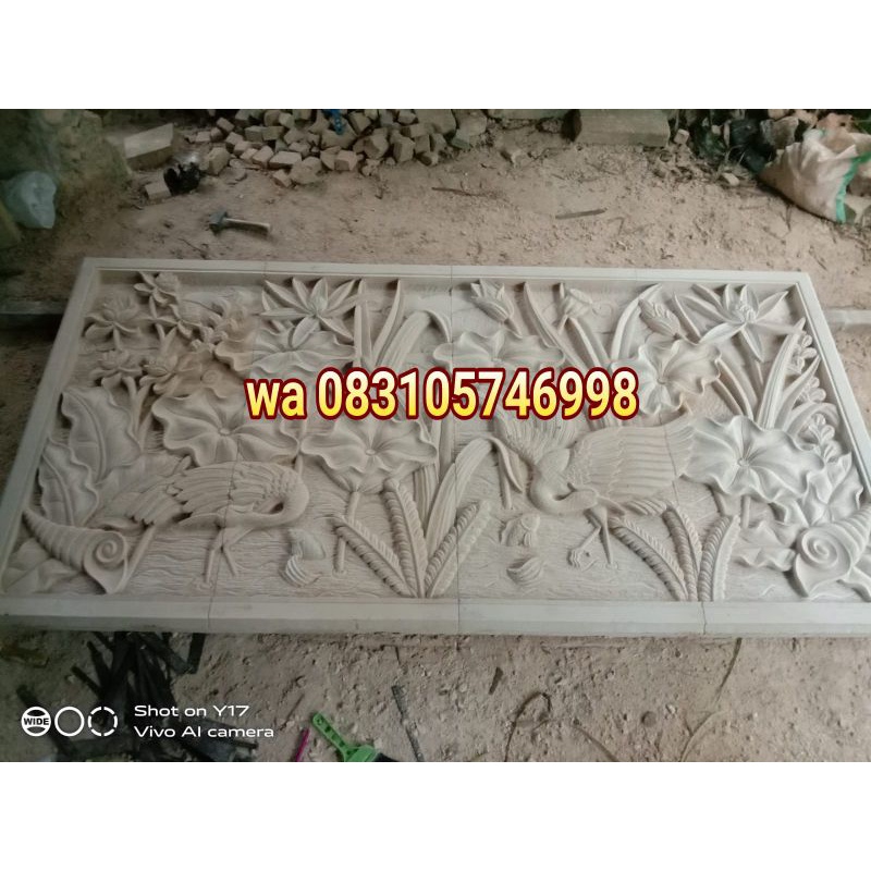 batu alam paras ukir