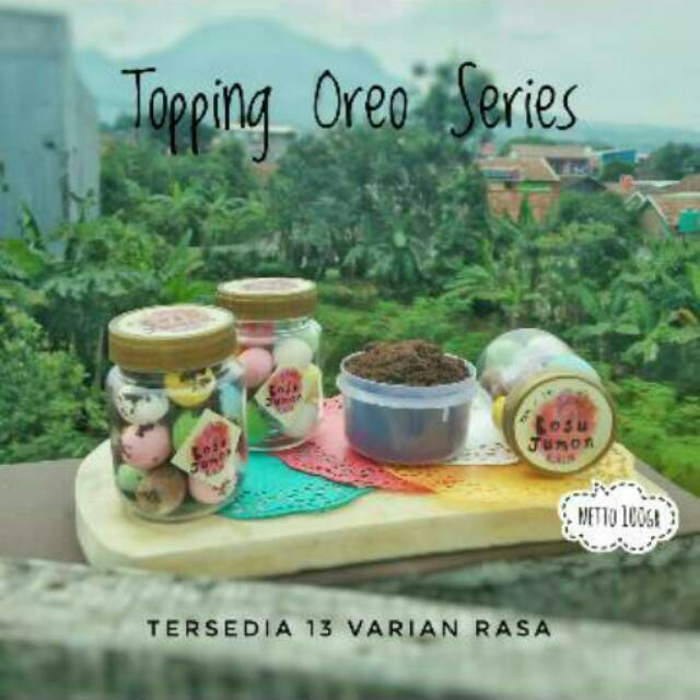 

Bola susu Bosu Jumon Topping Series