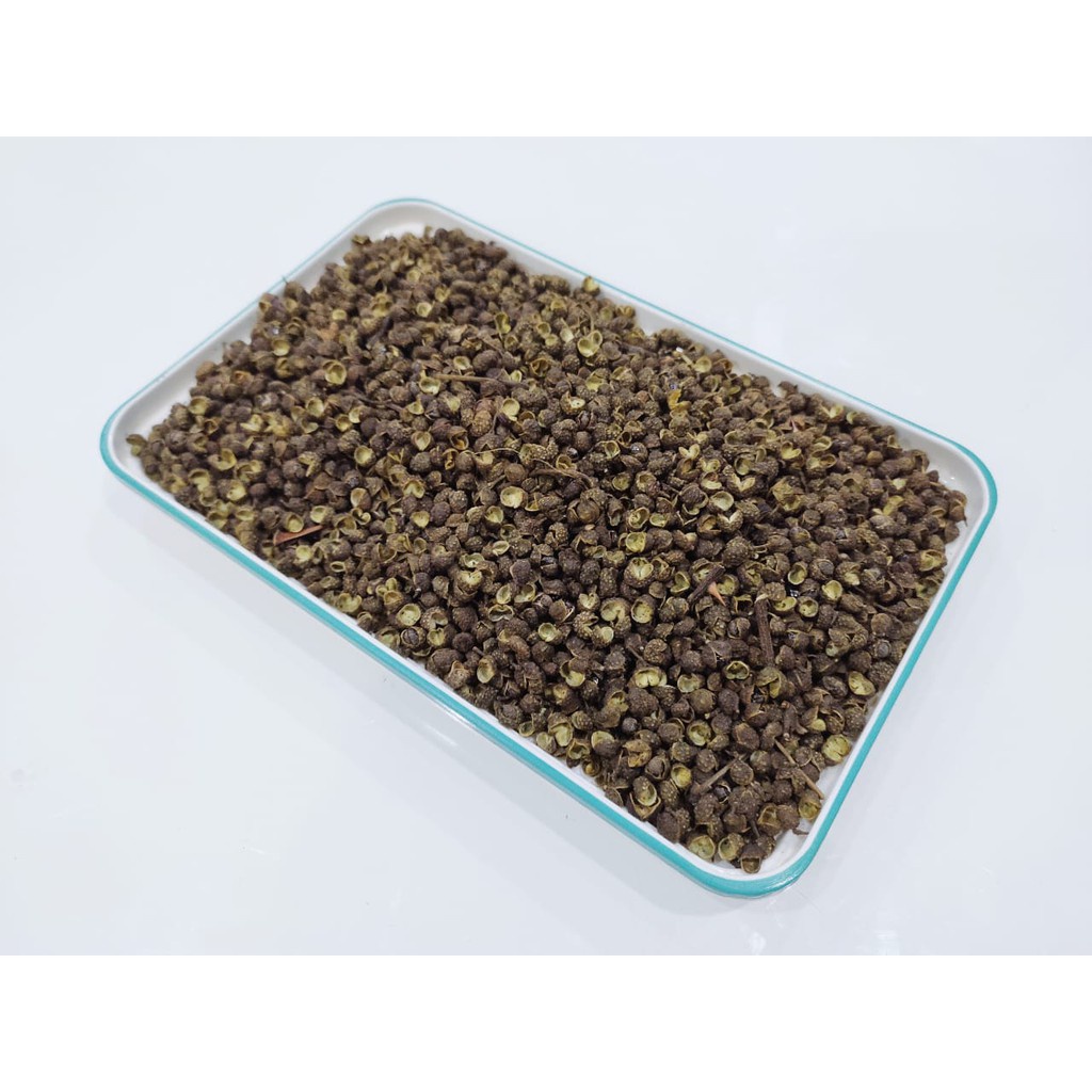 

LADA HIJAU SECHUAN 25GR - SICHUAN HUAJIAO PEPPERCORN - SZECHUAN ANDALIMAN 25 gr KUALITAS PREMIUM