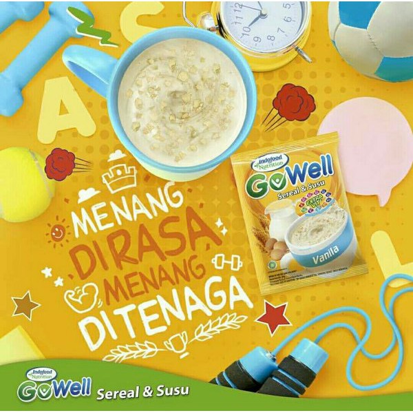 

Indofood Go Well Sereal & Susu RENCENG Isi 10