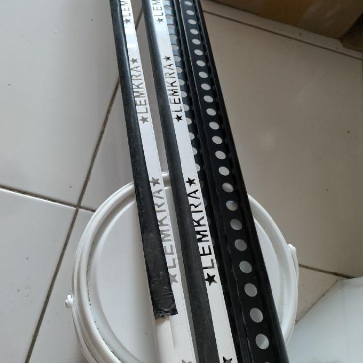 (PALING LARIS) LEMKRA Tile Trim PVC / kuku macan PVC Corner  2,4m