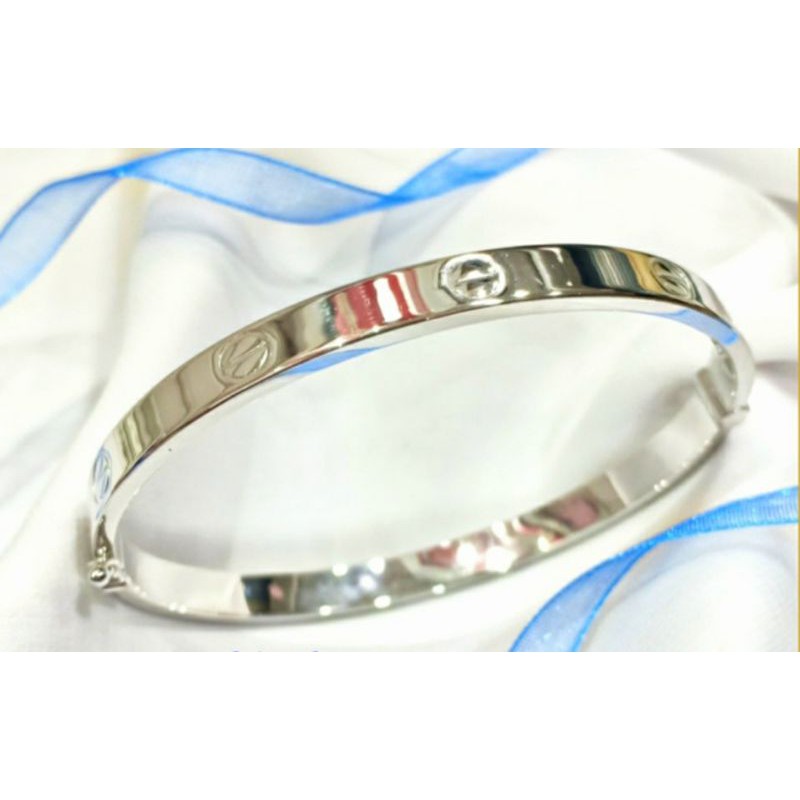 Gelang Cartier Putih 18 K