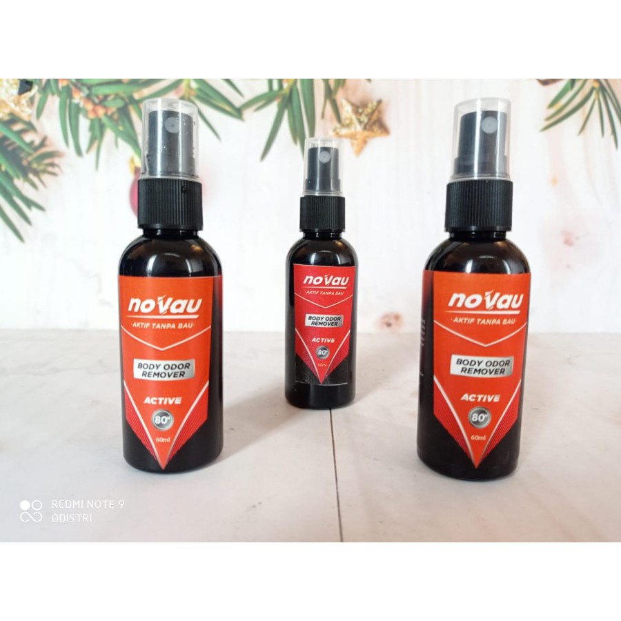 NOVAU BODY ODOR REMOVER - Obat Penghilang Bau Badan Ampuh isi 60 ml