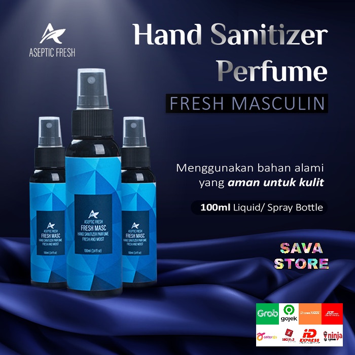 Hand Sanitizer Parfum FRESH MASCULIN PERFUME - 100ml Spray - Handsanitizer Spray