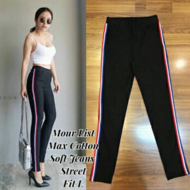 JC LL Mour List pant / Celana ripped wanita termurah