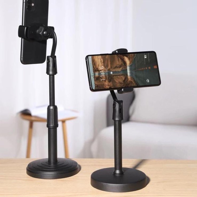 Stand Holder HP Dekstop Meja Universal Multifungsi / Stand Holder Bracket Smartphone Live Brodcast Universal HP For Zoom Meeting / Standing Meja Dekstop Dudukan Handphone / Holder Meja / Holder Stand Live