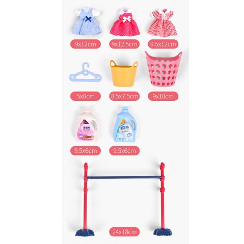 Mainan mesin cuci baju anak bisa putar air , Mainan mini washing machine, Mainan laundry-2