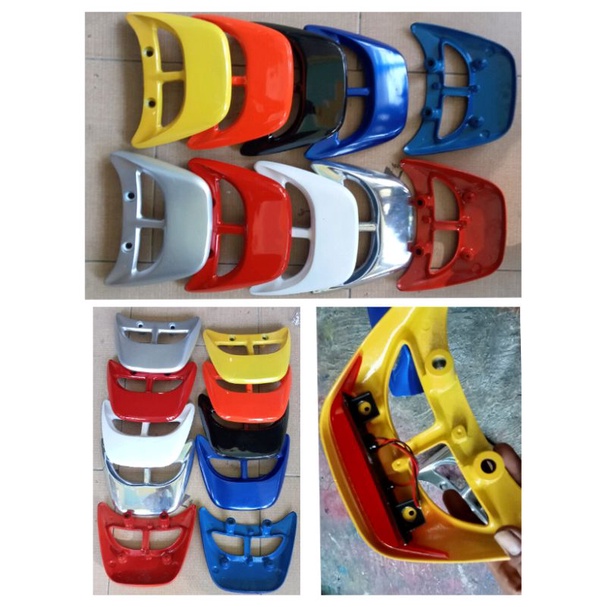 begel behel plenger fizr Caltex putih oren hitam biru kuning