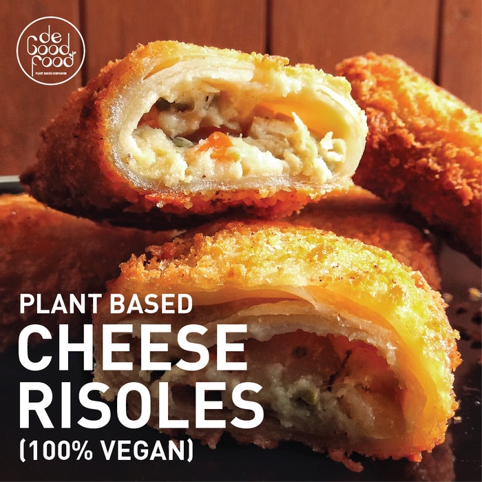 

PLANT BASED CHEESE RISOLES (100% VEGAN) GORENG/FROZEN (ISI 10)