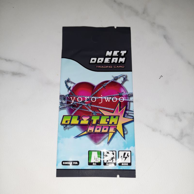 NCT DREAM MD GLITCH MODE POPUP POP UP - TRADING CARD GLIMO SEALED