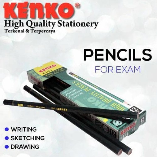 

SJS Pensil Kayu 2B/Pencil Wood/Exam/Ulangan/Ujian Sekolah/Melukis