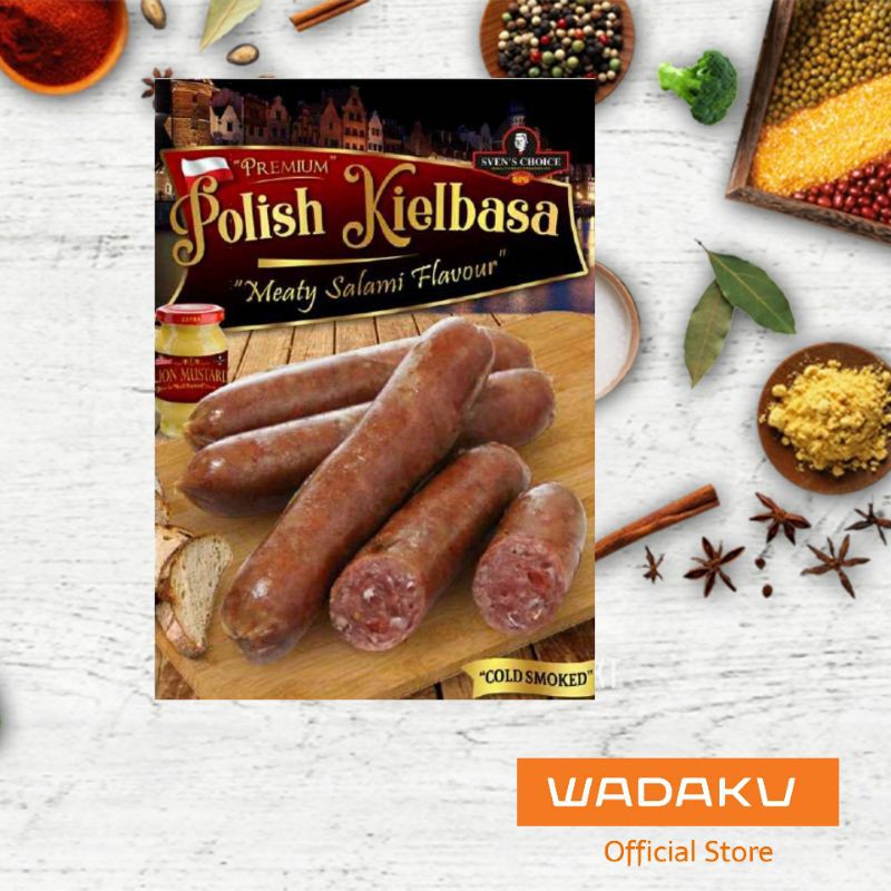 

SOSIS BABI SVEN'S CHOICE POLISH KIELBASA 140g isi 1 pc