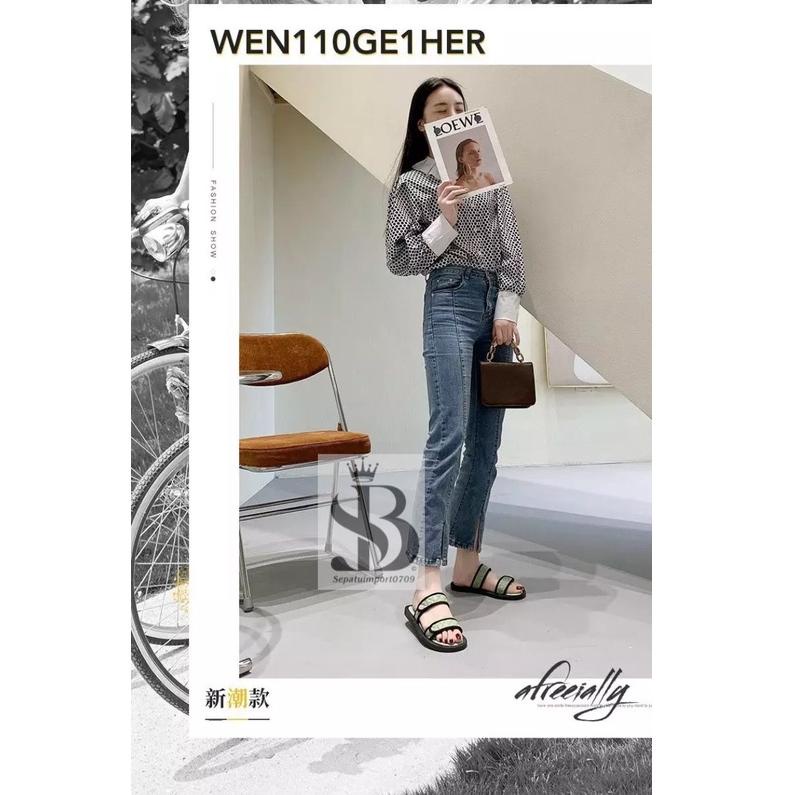 {IT.14My22ᴵ} Margaret - Sandal Selop Jelly Karet Import 819