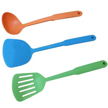 kitchen tools sutil irus set nylon warna 3 pcs