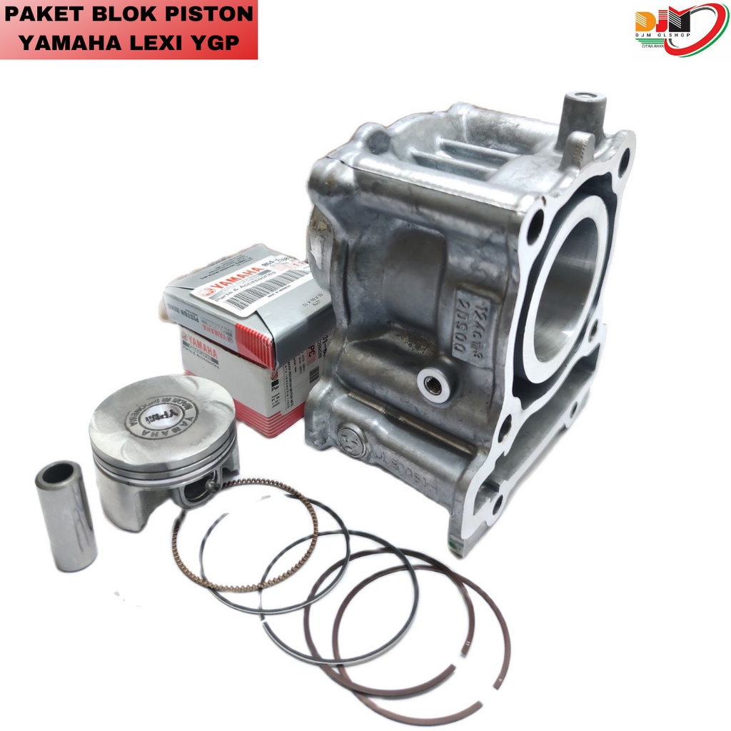 Paket Blok Seher Plus Piston Kit Yamaha LEXI 125 B3F-WB016-00 Original YGP