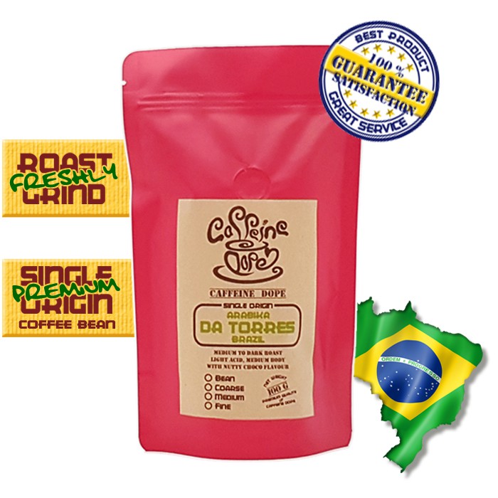 

Kopi Arabika Da Torres Brazil 100 Gr - Bean/Biji & Ground/Bubuk