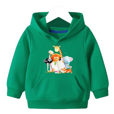 Sweater Hoodie Anak Cute Animal Fleece Sweater Anak