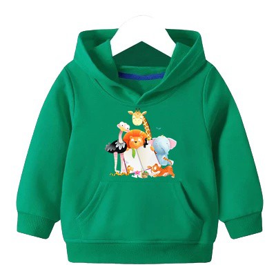 Sweater Hoodie Anak Cute Animal Fleece Sweater Anak