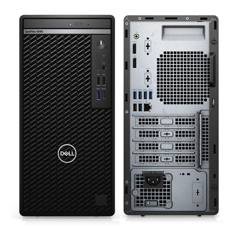 DELL OptiPlex 5080 MT i7-10700 2 x 8GB DDR4 1TB DVDRW Win10 19.5&quot; PC Desktop