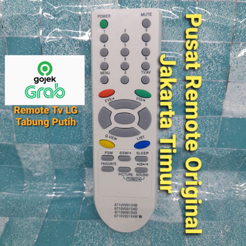 REMOTE REMOT TV LG TABUNG SLIM FLAT PUTIH TR