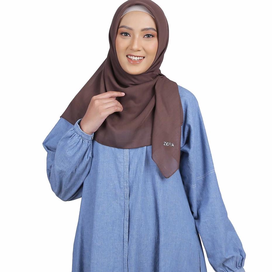 Best Seller.. Zoya Scarf Kerudung Hijab Segiempat Defne Scarf