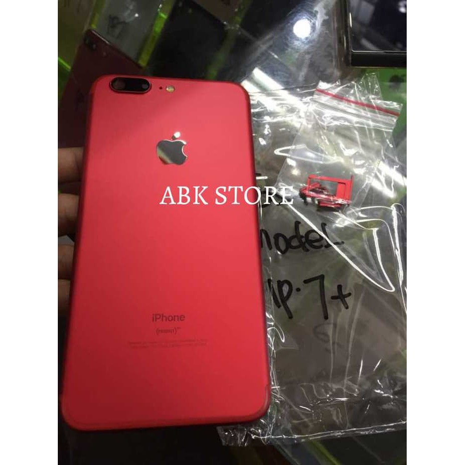 MURAH BERKUALITAS Casing Housing Iphone 6+ Model Iphone 7+ Red Spesial Edition ORI