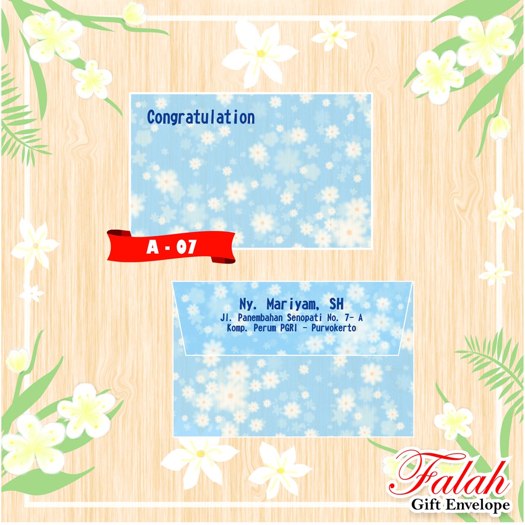 

Amplop Falah Motif A-07 Isi 50 Lembar Tanpa Tulisan