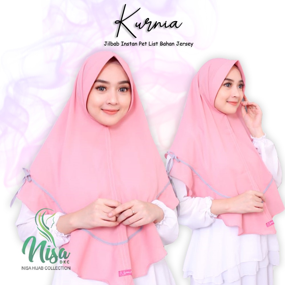 Jilbab Instan Kurnia List Pita Daily Hijab Simple Diamond