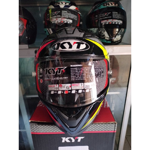 kyt falcon fr Raid black fuxia yelow fluo