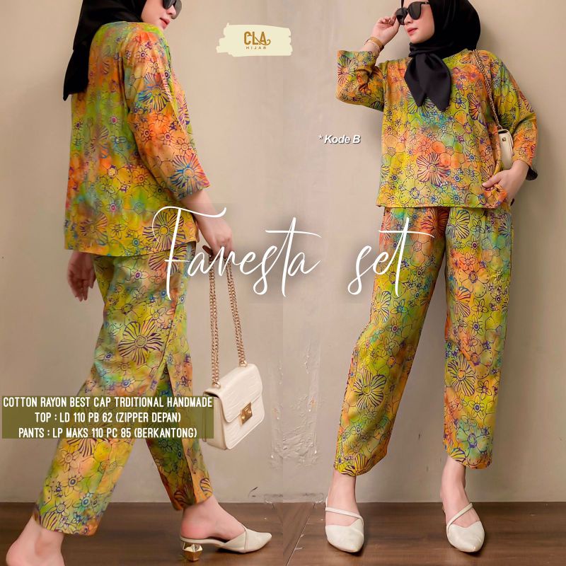 Faresta Set Atasan dan Pants by Cla Hijab