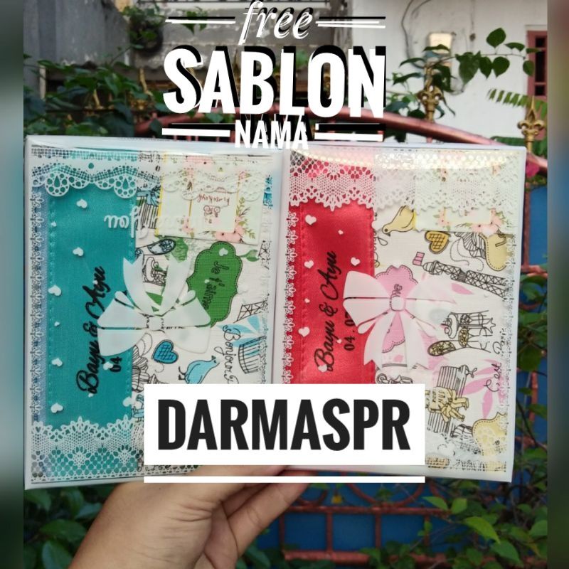 souvenir pouch/dompet Paris mini+ sablon nama