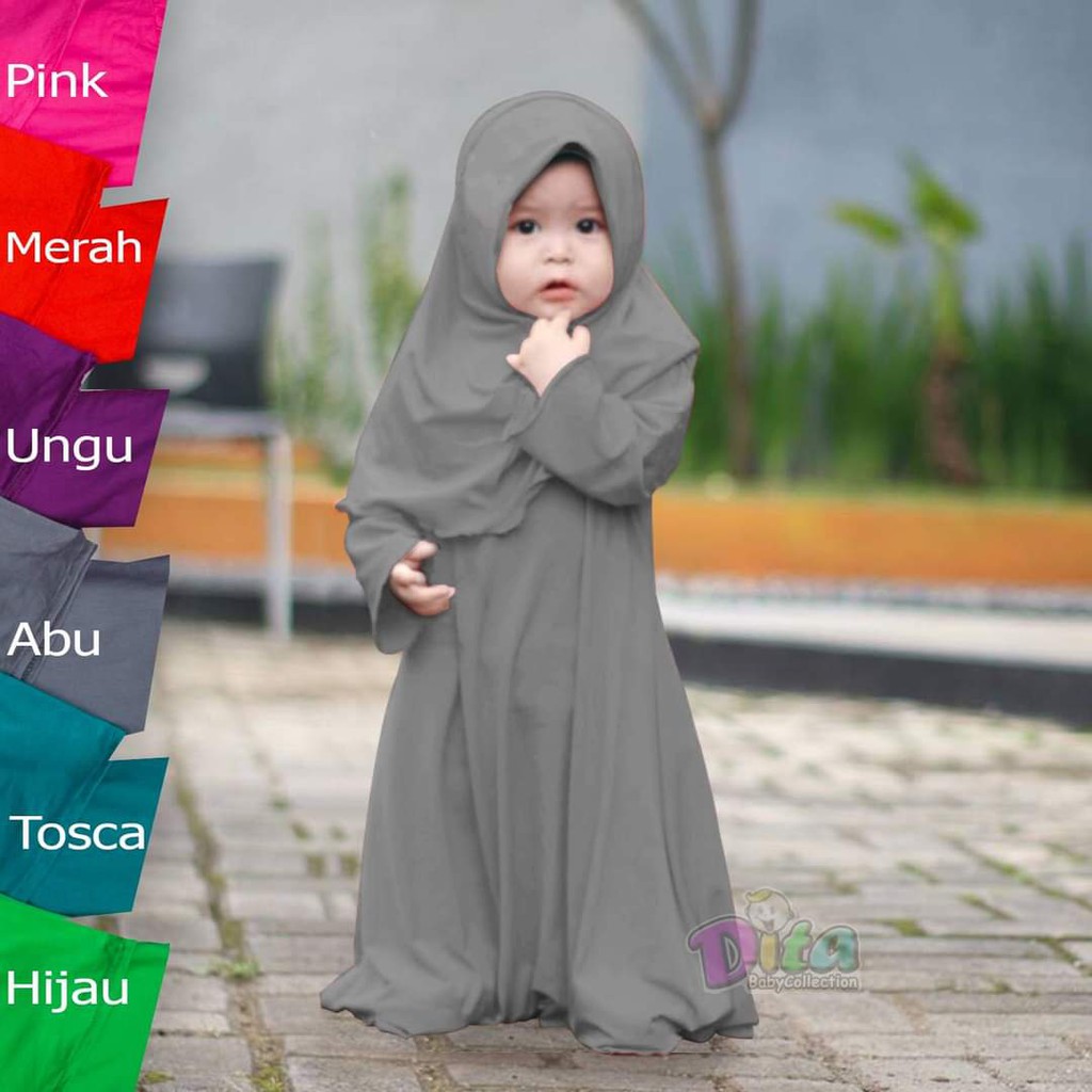 Stelan Gamis Naura Gamis Lucu murah gamis anak