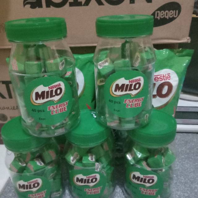 

Milo cube kemasan botol isi 40 biji