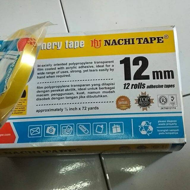

Nachi tape 12mm solasi nachi original