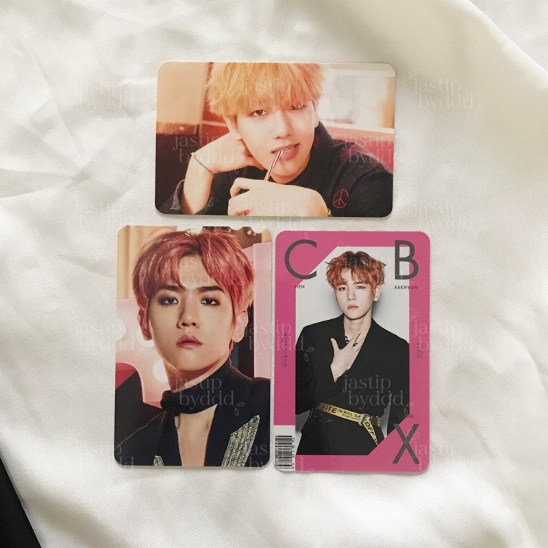 PHOTOCARD ALBUM JAPAN LMR MAGIC GIRLS BAEKHYUN BBH PC EXO CBX LOVE ME RIGHT JP