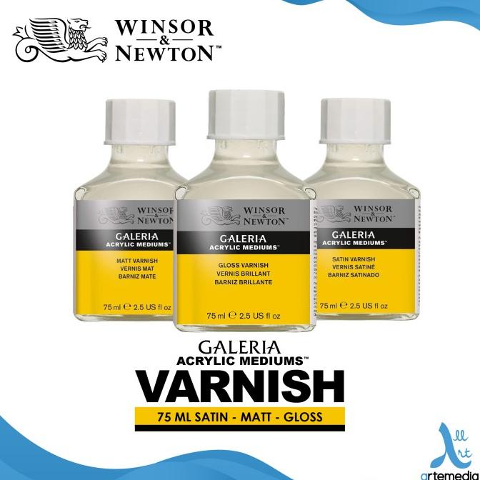 PROMO Pernis Winsor &amp; Newton Galeria 75ml Acrylic Varnish/CAT AKRILIK SET/CAT AKRILIK SET 24 WARNA/CAT AKRILIK PASTEL/CAT AIR/CAT AIR LUKIS SET/CAT AIR GIOTTO/KUAS LUKIS 1 SET/KUAS LUKIS KECIL/KUAS LUKIS LENGKAP/KANVAS LUKIS/KANVAS LUKIS SKETSA/KANVAS