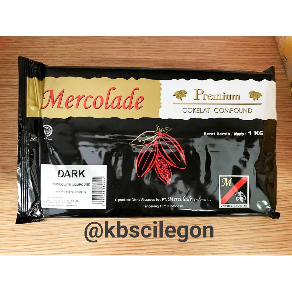 

Mercolade Premium Dark Cokelat Compound 1kg