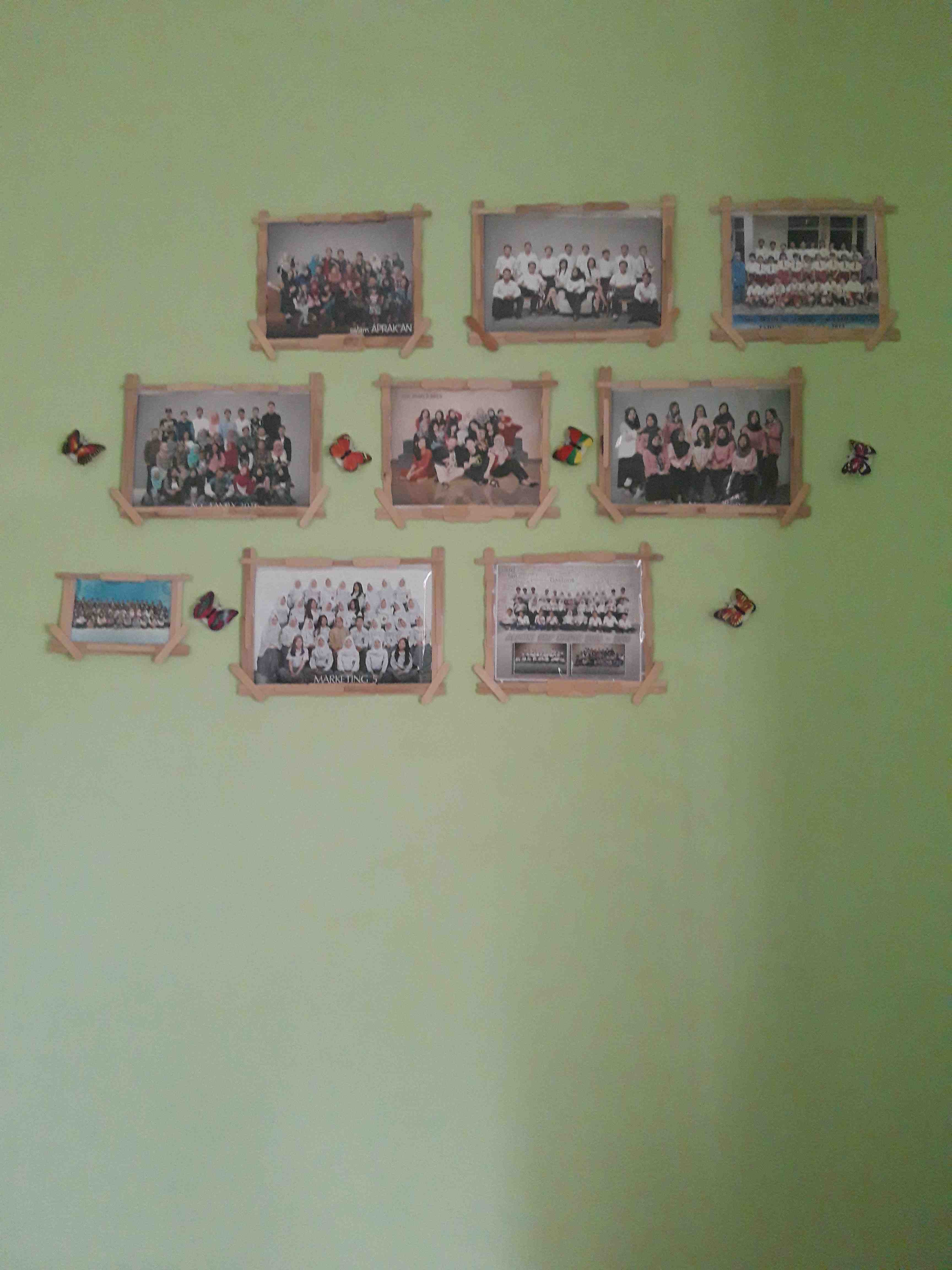 New Lampu Hias Kupu Kupu Mini LED Light Kamar  Tidur  Lucu 