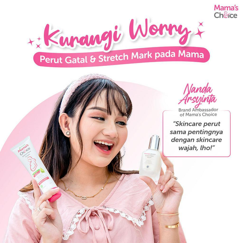 Mama's Choice Stretch Mark Cream (Krim Penghilang Strechmark Aman untuk Ibu Hamil dan Menyusui) Image 3