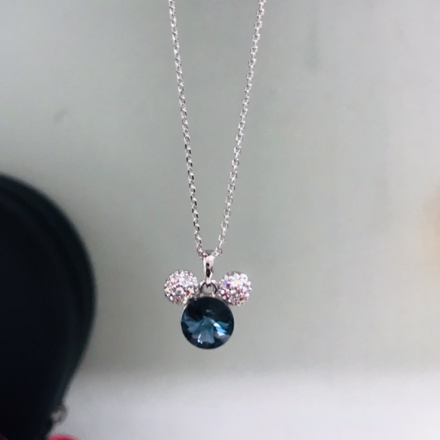 Kalung Swarovski Mickey Biru