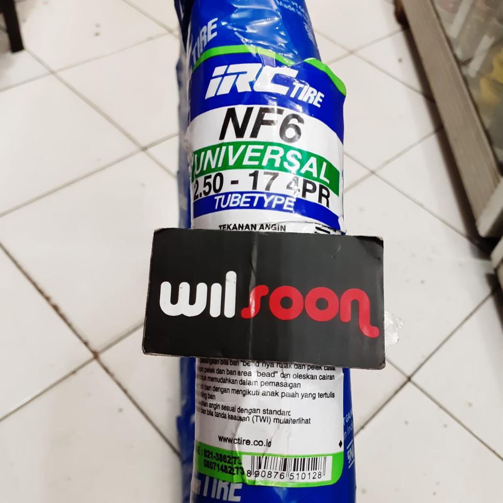 Ban Luar IRC NF6  250-17 Tubetype