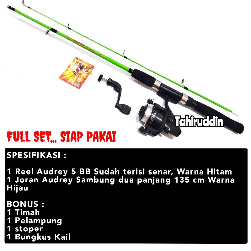 1 Set Pancing AUDREY-AUDREY 135CM. Pilih Warna Sesuai