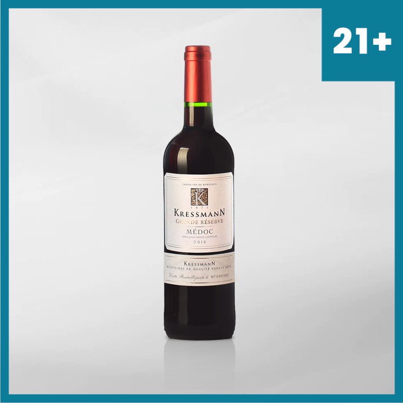 Kressmann Medoc Grand Reserve 750 Ml ( Original &amp; Resmi By Vinyard )