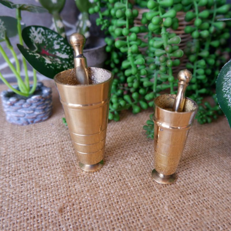 COCOH KUNINGAN AKSESORIS RUMAH KOLEKSI BARANG ANTIK COCOH BAHAN KUNINGAN PAJANGAN RUMAH KANTOR COD