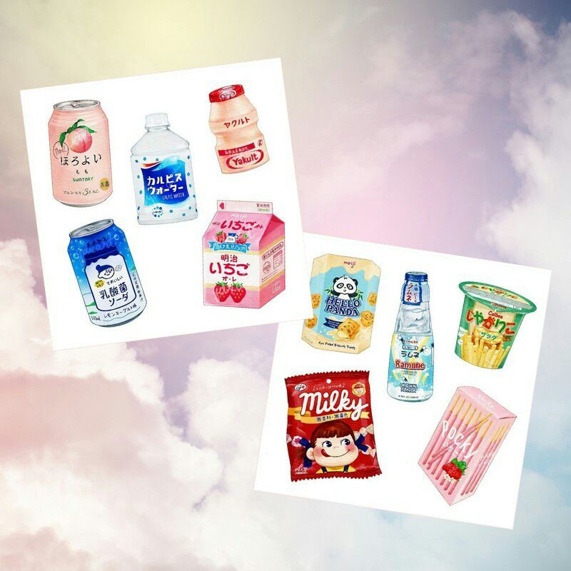 

STICKER SNACK LUCU AESTHETIC by KAESHOP