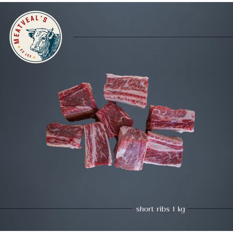 

Daging iga tebal Short ribs 1kg