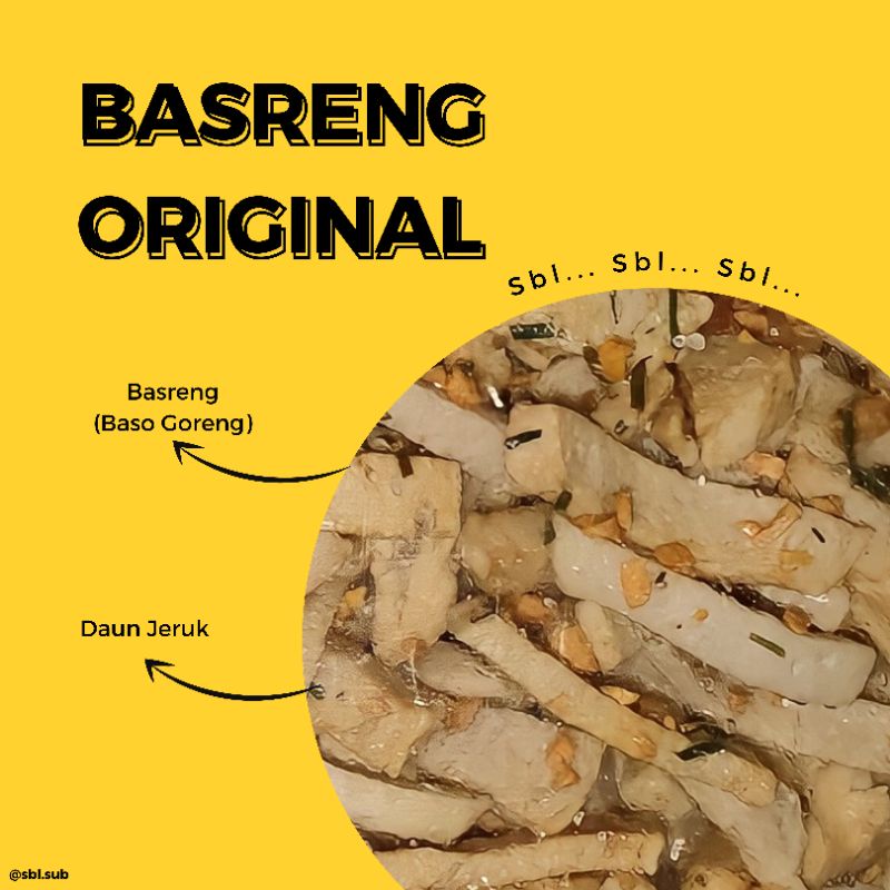 

Basreng Original Daun Jeruk - Basreng (Baso Goreng)